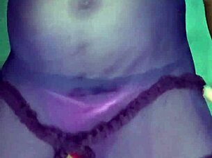 slipping into rosy satin panties for anal tease orgasm