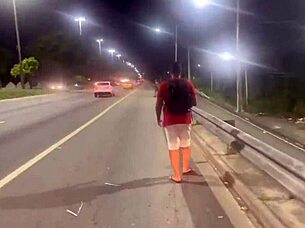 wife followed and taken right in the street