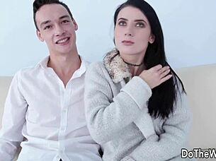 Hey Nicole Black gets mouth pussy and ass stuffed in wild cuckold ride