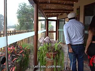 Peruvian redhead milf casting leads to rough pussy pounding and slaps