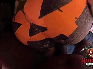 Agatha's Halloween BBC Milf Passion Explodes Wildly