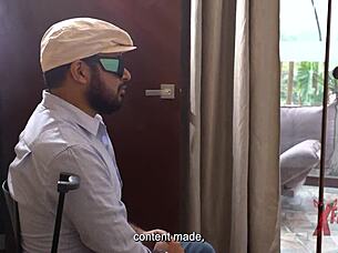 Peruvian redhead milf casting leads to rough pussy pounding and slaps