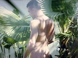 blonde housewife milf enjoys passionate outdoor sex with gardener