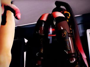 Princess knight Zatsune gets monster fucked in the restroom—yes, take it all!