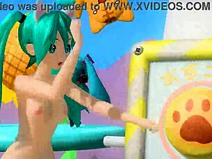 hatsune miku nekomimi nude mod reveals goddess big tits ass 😻🔥