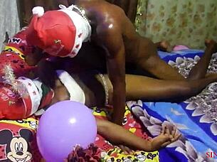 surprised ex with wet pussy christmas fuck gift 🎁