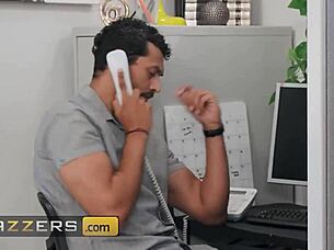 Demi Sutra Sneakily Sucks Coworker's Monster Cock