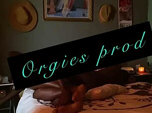 Shaved Ebony Pussy Pounded Sideways in Dawn Bedroom Fuck