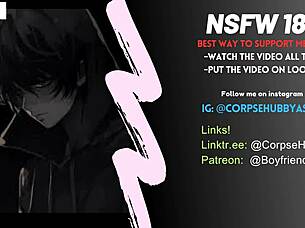 Muscular babe moans hard during erotic solo orgasm