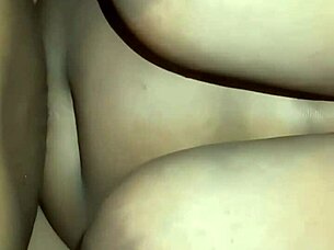 chubby ebony milf rides huge cock cowgirl pov with big pussy lips flapping wildly part 2