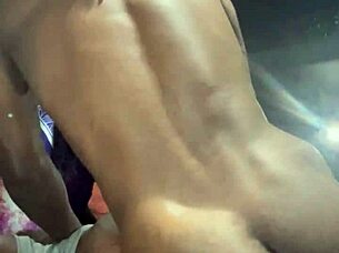 Ebony babe submits to rough monster cock ass pounding