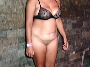 brought sister-in-law clubbing ended with public cock sucking
