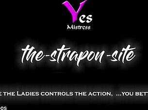 sissy caged and milked by mistress in bdsm shop