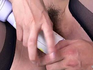 japanese milf blows boy while cuckold husband watches creampie