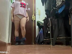 secret hidden cam footbridge voyeur backstage latina couple