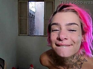 Two Sluts Devour Monster Cocks Bareback!