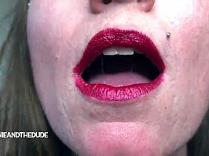i sniff hairy armpits apply red lipstick mmm