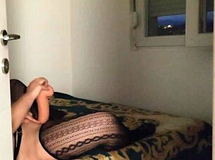 caught her slamming that monster dildo deep 😈🍆💦