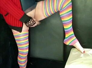 i strapon fuck boyfriend's ass till his cock explodes