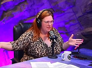 Chubby redhead BBW details dirty gangbang with five guys