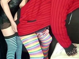 i strapon fuck boyfriend's ass till his cock explodes