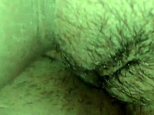 Intense double penetration fills shaved pussy and tight ass completely