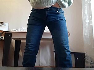 Secretary Fingers Wet Pussy at Office Desk for Orgasm Relief