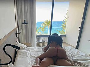 Spy on Resort Tourist's Perfect Big Ass? Room Fuck Temptation!