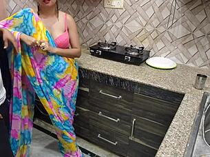 desi indian milf kitchen pounded hard first time dirty talk tease?