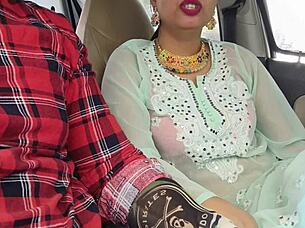 first time romantic car fuck with beautiful indian babe
