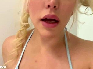 Masked Neighbor Blondie Fesser Sneaks In for Hardcore Pounding