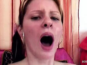 Pickup spots mini-tits pigtails teen for her first wild casting fuck on camera.