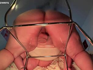 Big ass bbw grinds dildo on creamy fat pussy