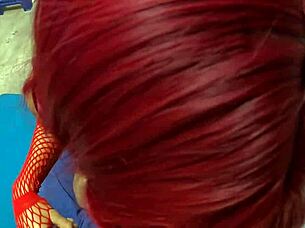 hot usa teen in red lingerie rides cowgirl gets creampie from boyfriend tight wet pussy