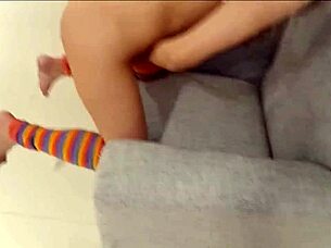 sloppy milf pegs guys anal dildo harness compilation