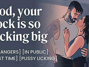 biker pounds wet pussy with monster cock outdoors