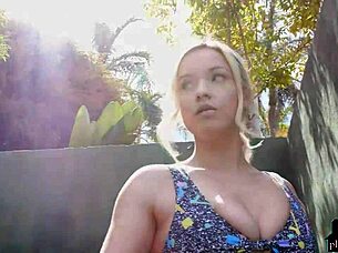 playboy exposes amazing blonde milf meaghan stanfill stripping her petite bombshell body