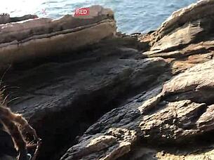 incredible ilha bella public play trip turns homemade sexy