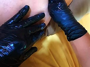 threesome POV FEMDOM with DEEP ANAL FISTING and blowjob action