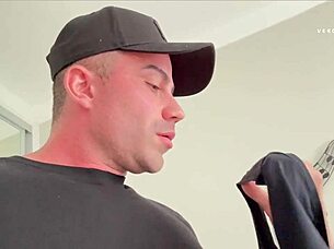 caught my son's friend sniffing lingerie taught him hot ass lesson