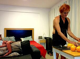 gigi's trans ass worshipped in live gay casting fuck with dave