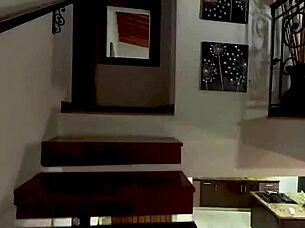 cameraguy catches carlamorelli's big boobs ebony curves post-session