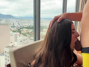 Blanca craves Russian cock for beach creampie pounding