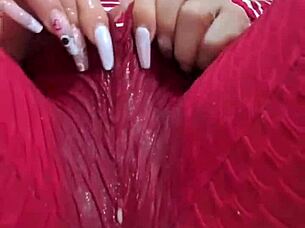 Colombian Cameltoe Rubbed Wet Through Leggings Dirty Talk