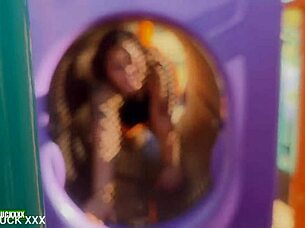 lucky nicole santana playground car sex big booty black milf pounding