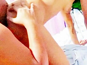 skinny latina teen's tight ass and pussy licked before rough creampie fuck