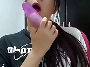 My hired masseuse turns into wild fuck craving beast!