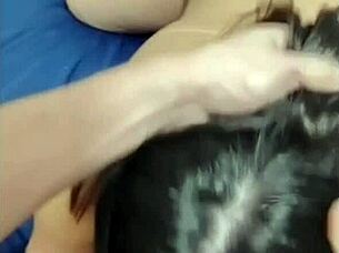 Big dick turns busty babe into cock-hungry slut begging more!
