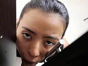 latina sneaks into closet for athletic ass pounding
