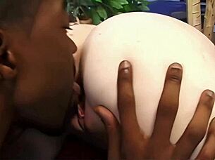 gaping blonde charlotte stokely stretched by huge black cock